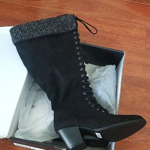 Knee Heeled Boots